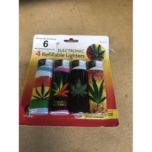 6 - New pack of refillable lighters