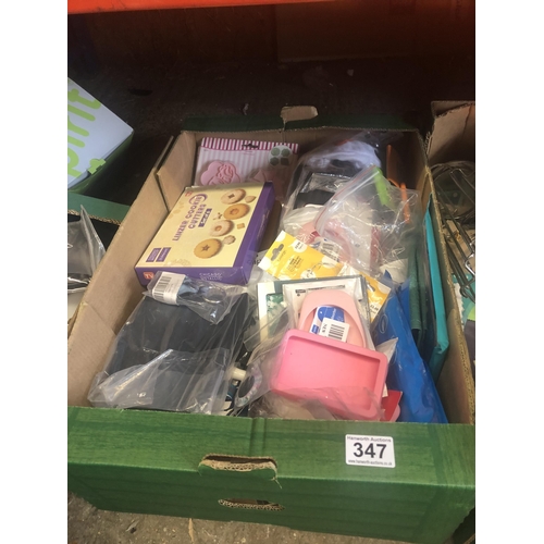 347 - Box of miscellaneous