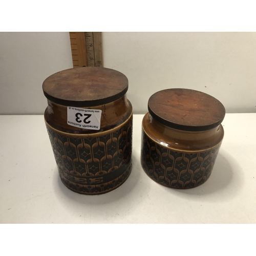 23 - X2 Hornsea pots