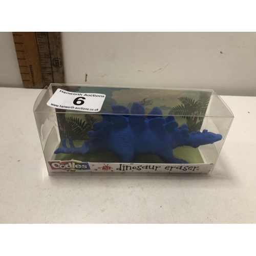 6 - New large dinosaur eraser