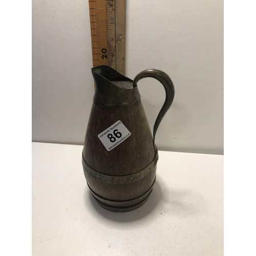 86 - Wooden jug