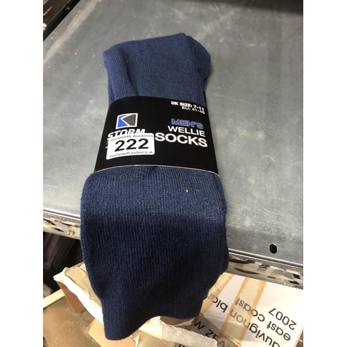 222 - New men's wellie socks