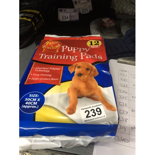 239 - New puppy pads