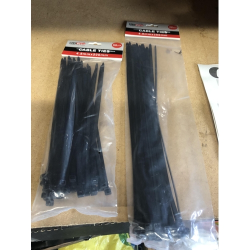 276 - X2 packs of cable ties