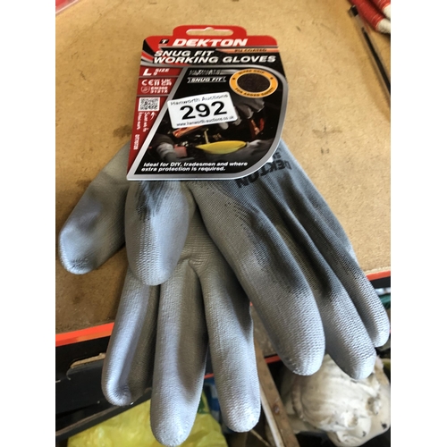 292 - New work gloves