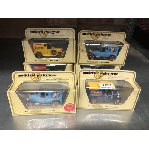 181 - X6 die cast cars