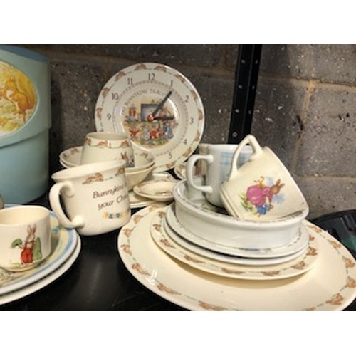 88 - Job lot of vintage Royal Doulton Bunnykins & Peter Rabbit Wedgewood
PLEASE NOTE NOT POSTABLE