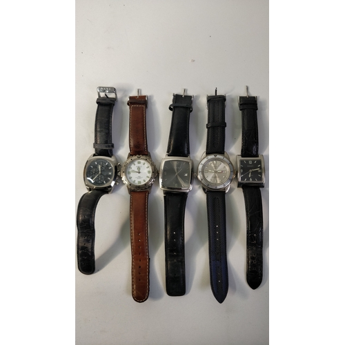 124 - 5 x mens next watches