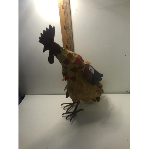 264 - Large tin chicken