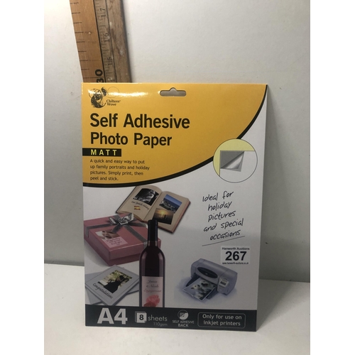 267 - Self adhesive photo paper