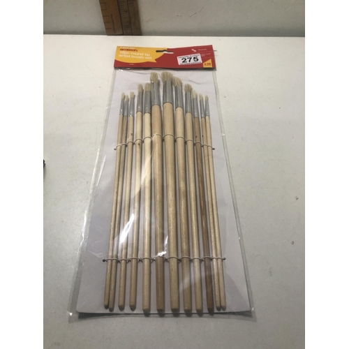 275 - Pack of 12 artist brushes