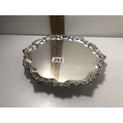 293 - Silver plated trays