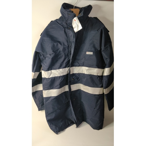 231 - New Mens 3m Hi Viz Jacket Waterproof Medium