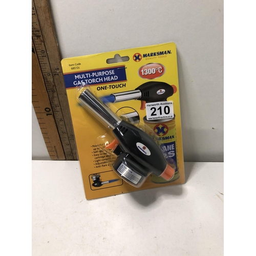 210 - New gas torch head