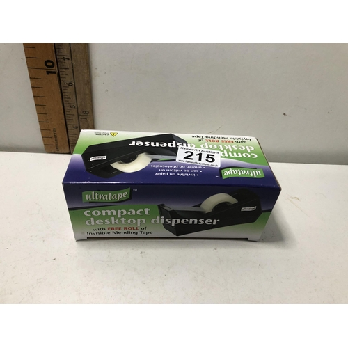 215 - New small desktop tape dispenser
