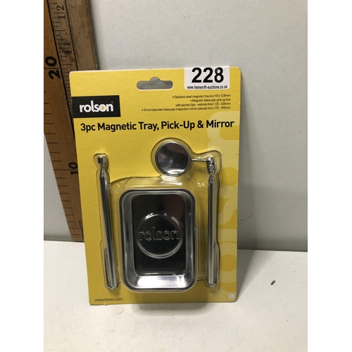 228 - New Rolson magnetic tray