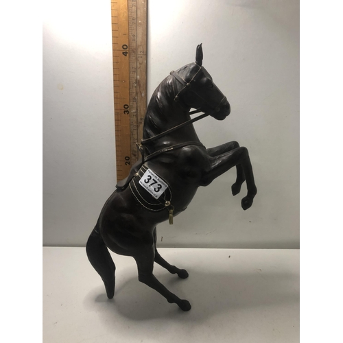373 - Leather horse
