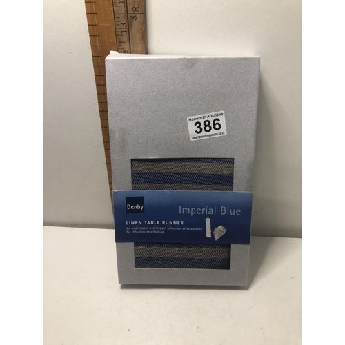 386 - Linen table runner