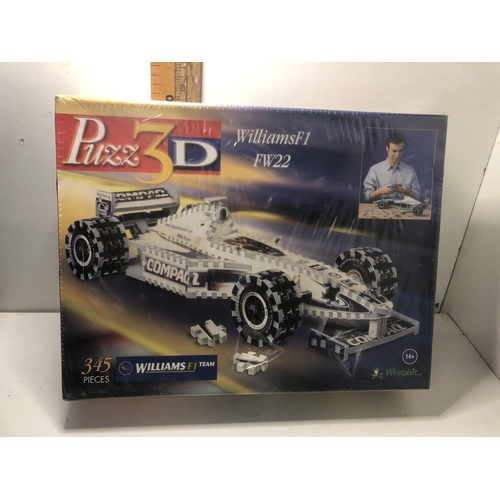 391 - New & sealed 3D Puzz
Williams F1 team