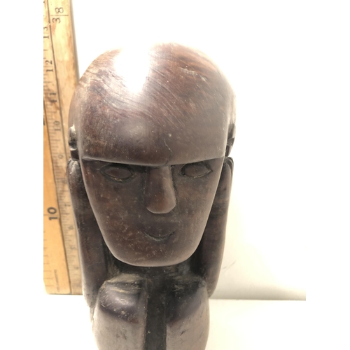 28 - Carved wooden figure