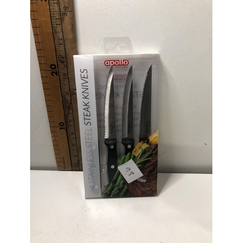 98 - X4 new steak knives