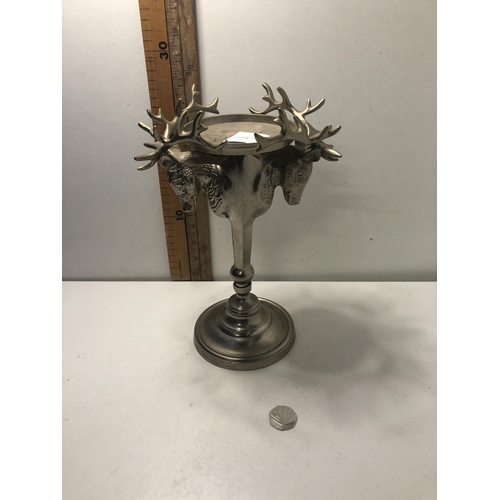 195 - Deer candle holder