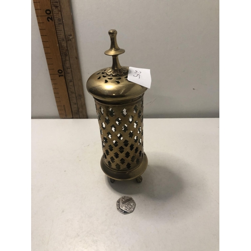 215 - Brass candle holder