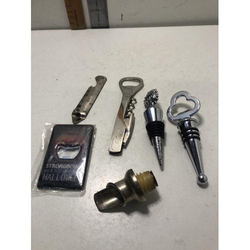 358 - Qty of bottle openers etc