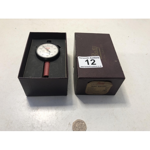 12 - Vintage dial gauge