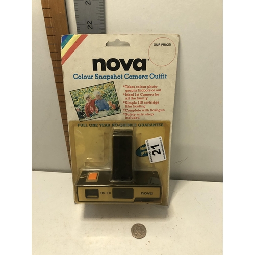 21 - Nova vintage camera
STILL SEALED