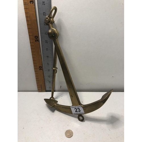 23 - Brass anchor