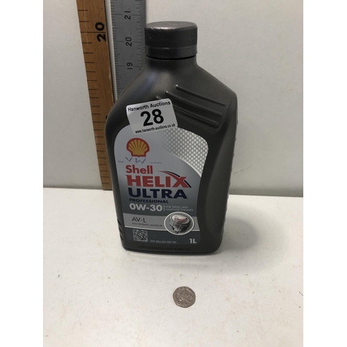 28 - Full OW-30 oil
1 Litre