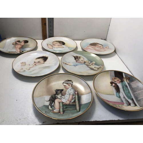 41 - X7 Hamilton Collection plates