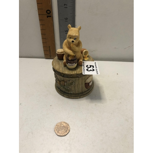 53 - Winnie The Pooh lidded pot