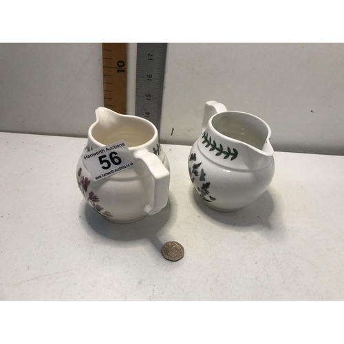 56 - X2 Portmerion jugs