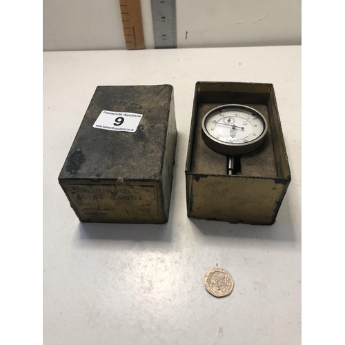 9 - Vintage dial gauge