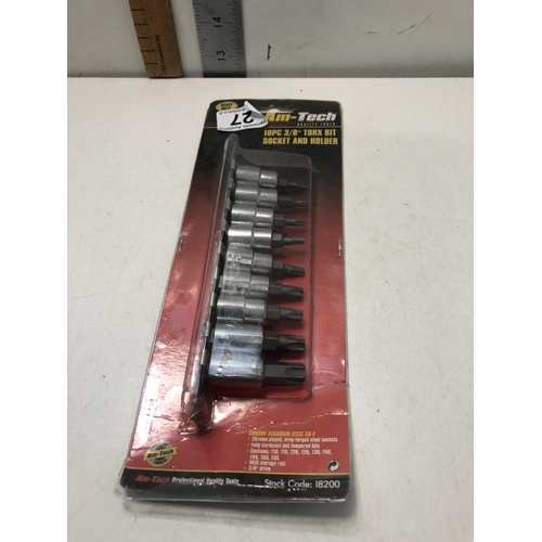 27 - Torx bit set