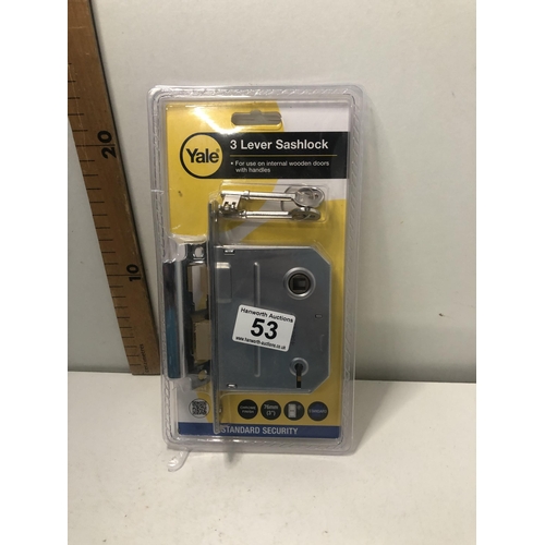 53 - New Yale 3 lever sashlock