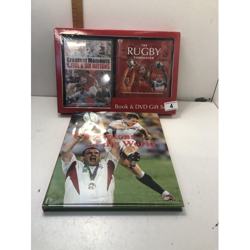 4 - Rugby items
