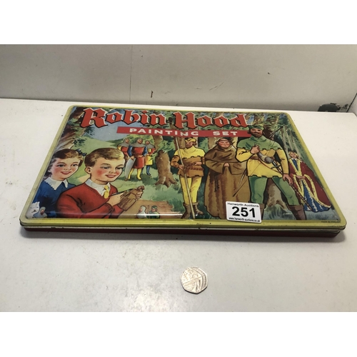 251 - Vintage Robin Hood painting set