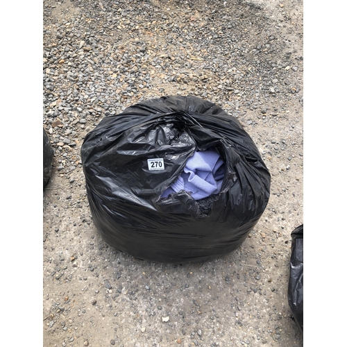 270 - Bag of clothing