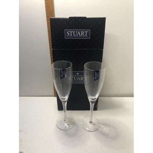 289 - Pair of Stuart Crystal glasses