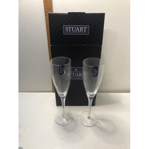 290 - Pair of Stuart Crystal glasses