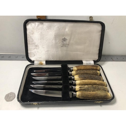 100 - Mappin & webb steak knife set