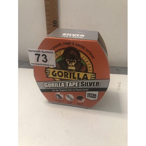 73 - Gorilla tape SILVER