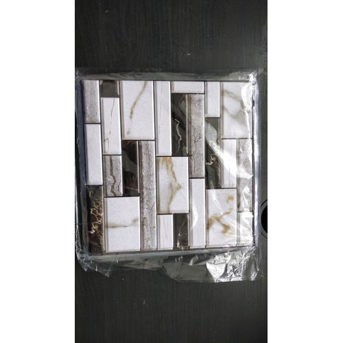 188 - 10pc adhesive tiles