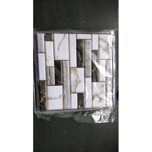 189 - 10pc adhesive tiles