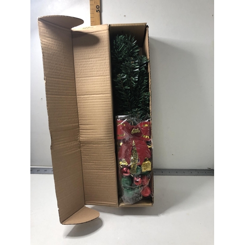 230 - Christmas tree with lights & decorations