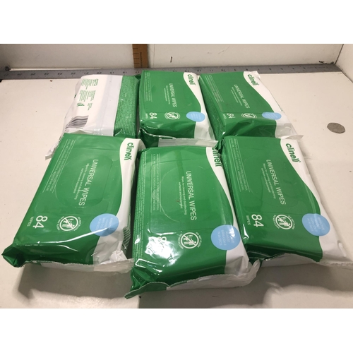 97 - X6 packs of wipes