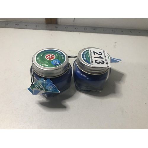 213 - X2 vapour candles